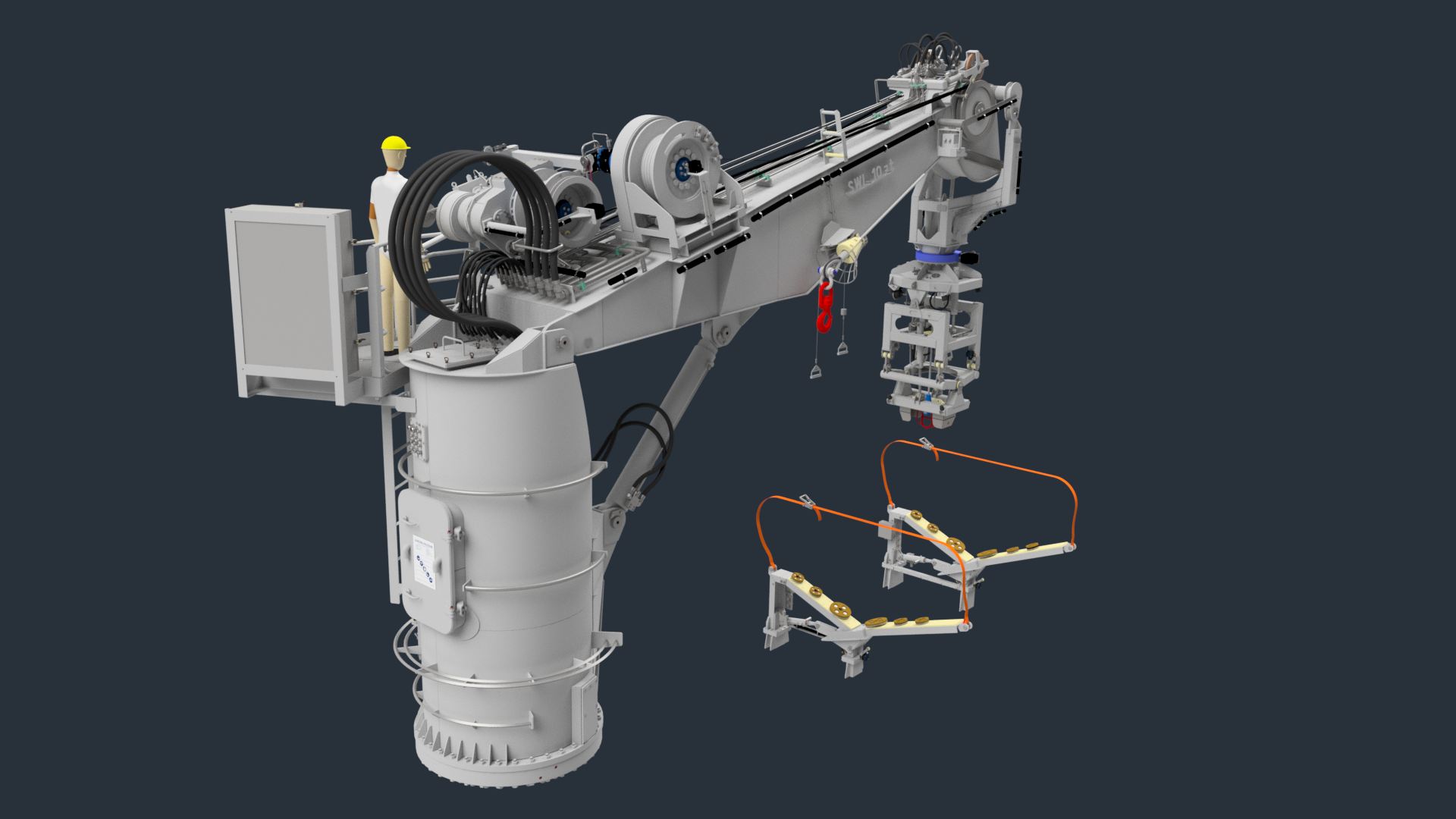 Hydraulic slewing